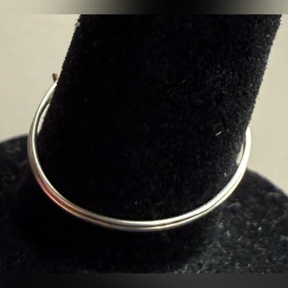 Ring - size 7.25 - wire wrapped palest pink round glass stone. New! Never worn - Picture 7 of 9